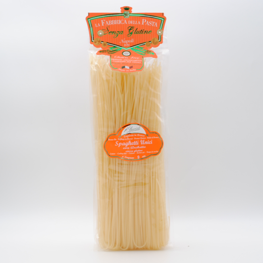 Unique spaghetti with bow